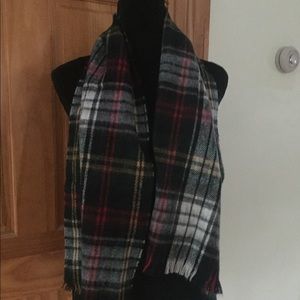 Multi color fleece scarf